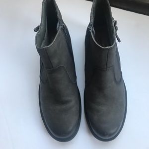 earth vintage leather ankle boots jordan